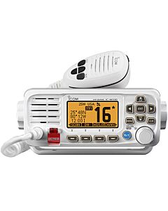 Icom M330G-41 Compact VHF Radio w/ Built-In GPS and Antenna - Super White