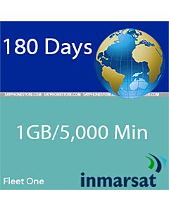 Inmarsat Fleet One - 300MB / 1500 Minutes Coastal Prepaid SIM Card
