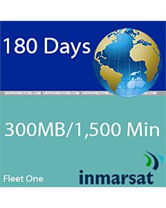 Inmarsat Fleet One - 300MB / 1500 Minutes Global Prepaid SIM Card