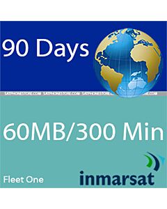 Inmarsat Fleet One - 60MB / 300 Minutes Coastal Prepaid SIM Card