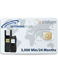 Iridium 4,000 Minute Global Prepaid Airtime SIM Card